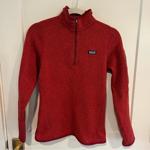Patagonia Better Sweater Red Brick 1/4 Zip Pullover XS - Picture 5 of 10